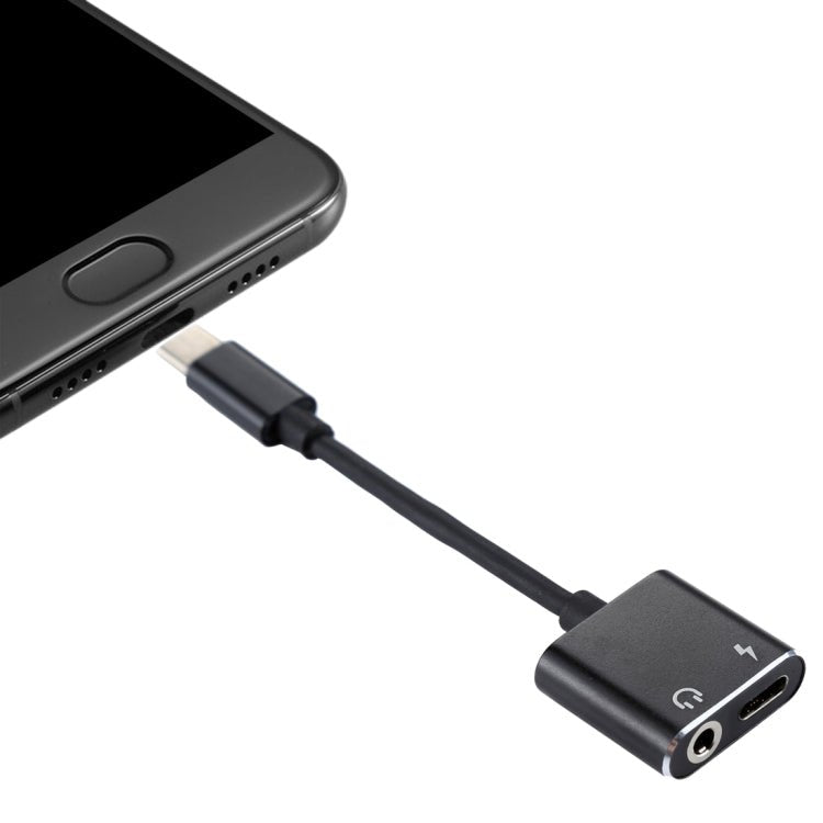 2 in 1 3.5mm to USB - C / Type - C Audio Charging Converter Adapter - ORIWHIZ