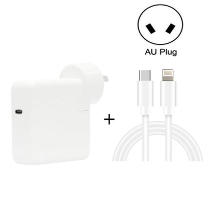 2 in 1 PD3.0 30W USB - C / Type - C Travel Charger with Detachable Foot + PD3.0 3A USB - C / Type - C to 8 Pin Fast Charge Data Cable Set, Cable Length: 1m, AU Plug, 1m - ORIWHIZ