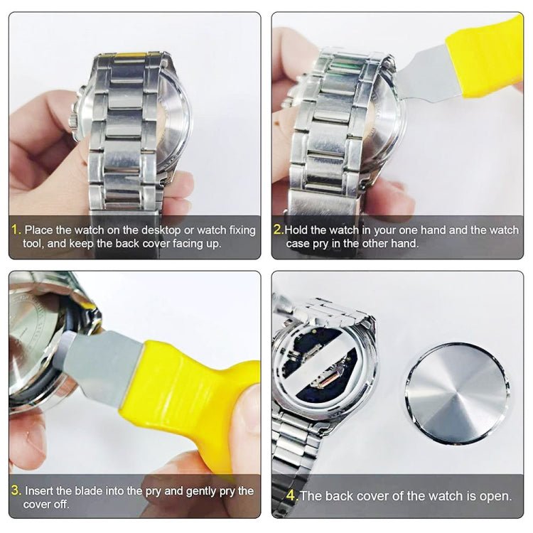 2 in 1 Repair Tool Watch Back Cover Case Opener Knife, 2 in 1 - ORIWHIZ