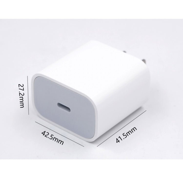 2 in 1 Single USB - C / Type - C Port Travel Charger + 3A PD 3.0 USB - C / Type - C to USB - C / Type - C Fast Charge Data Cable Set, Cable Length: 1m, 18W 1m - ORIWHIZ