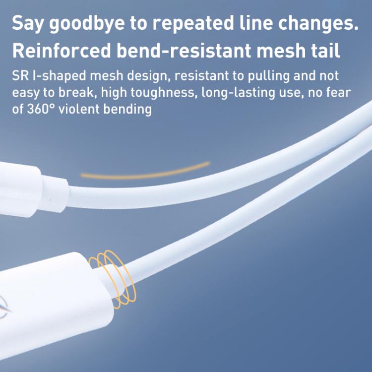2 in 1 Type - C Male to Type - C Charging and Type - C Audio Female Earphone Adapter, Type - C - ORIWHIZ