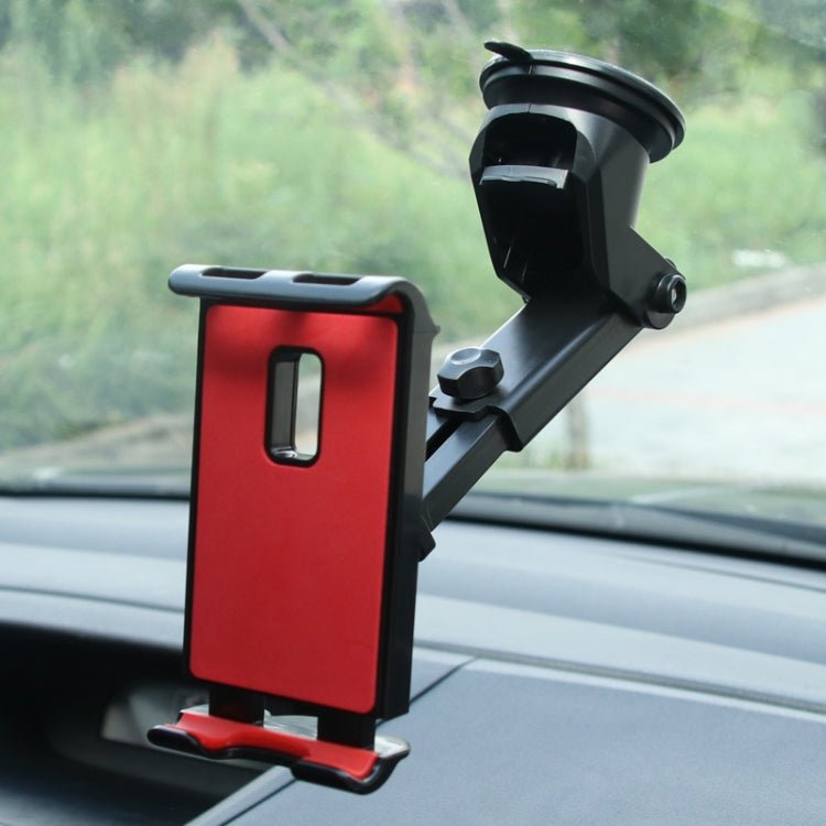 2 PCS Car Mobile Phone Tablet Suction Cup Holder, Red, Black - ORIWHIZ