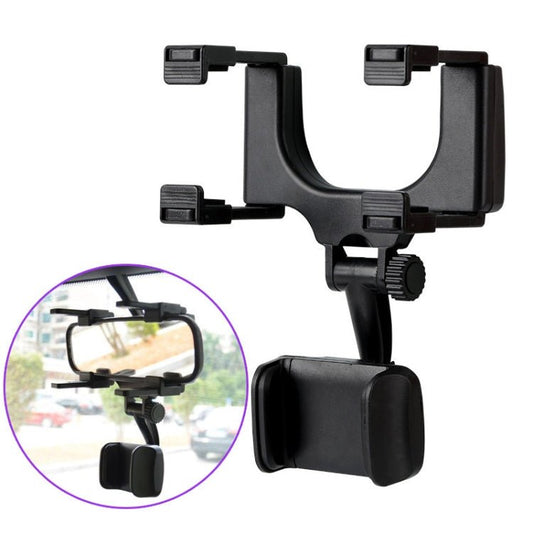 2 PCS Car Rearview Mirror Mobile Phone Bracket Tachograph Fixing Clip, Rearview Mirror Mobile Phone Bracket - ORIWHIZ