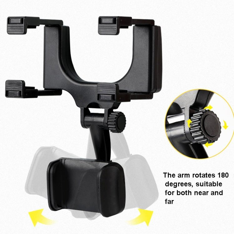 2 PCS Car Rearview Mirror Mobile Phone Bracket Tachograph Fixing Clip, Rearview Mirror Mobile Phone Bracket - ORIWHIZ