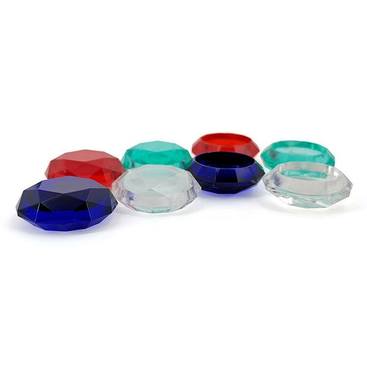 2 PCS Diamond Texture Games Grip Caps for PS5, Clear White, Green, Blue, Red - ORIWHIZSony AccessoriesSony Accessories CasesToys & Hobbies