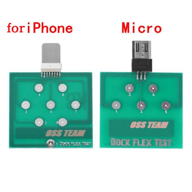 2 PCS Free Disassembly Detection Tail Plug Test Board, For Apple, For Android - ORIWHIZ