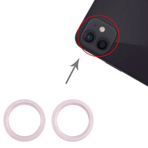 2 PCS Rear Camera Glass Lens Metal Outside Protector Hoop Ring for iPhone 13, For iPhone 13, For iPhone 13 (Outside) - ORIWHIZ