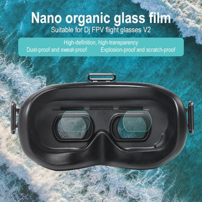 2 PCS Shatter - resistant Anti - scratch Nano Plexiglass Protective Film for DJI FPV Goggles V2, Nano Plexiglass Film - ORIWHIZDJI & Insta360 AccessoriesDJI FPV SeriesProtective Film & Stickers