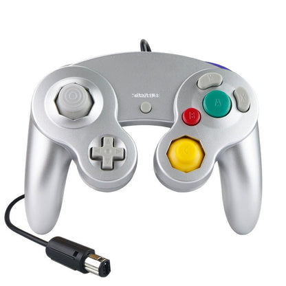 2 PCS Single Point Vibrating Controller Wired Game Controller For Nintendo NGC / Wii, White, Pink, Yellow, Red, Purple, Green, Blue, Black, Silver, Orange - ORIWHIZNintendo AccessoriesNintendo Accessories GamepadsToys & Hobbies