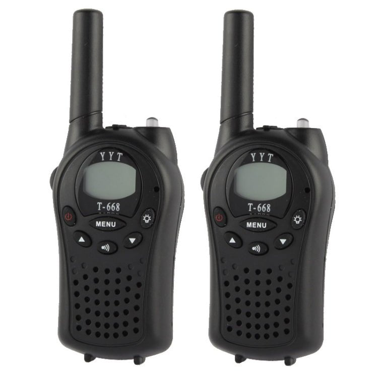 2 PCS T - 668 400 - 470MHz 1.0 inch LCD 8 / 20 / 22CHS Walkie Talkie Set - ORIWHIZConsumer ElectronicsHandheld Walkie TalkieWalkie Talkie
