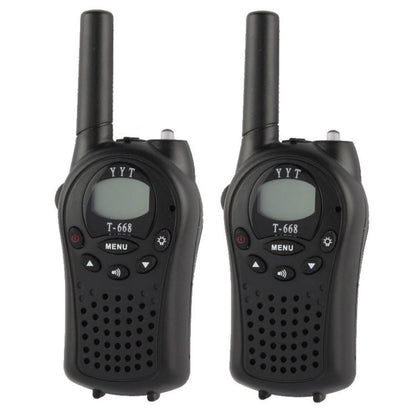 2 PCS T - 668 400 - 470MHz 1.0 inch LCD 8 / 20 / 22CHS Walkie Talkie Set - ORIWHIZConsumer ElectronicsHandheld Walkie TalkieWalkie Talkie
