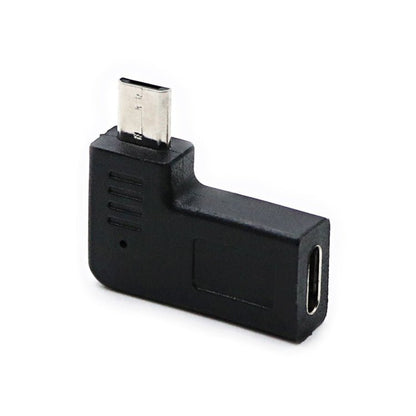2 PCS USB - C / Type - C Female to Micro USB (Right / Left Angle) Male Elbow Adapter Converter - ORIWHIZ
