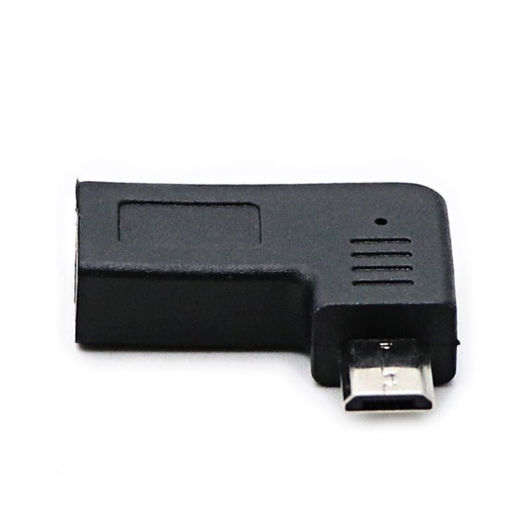 2 PCS USB - C / Type - C Female to Micro USB (Right / Left Angle) Male Elbow Adapter Converter - ORIWHIZ