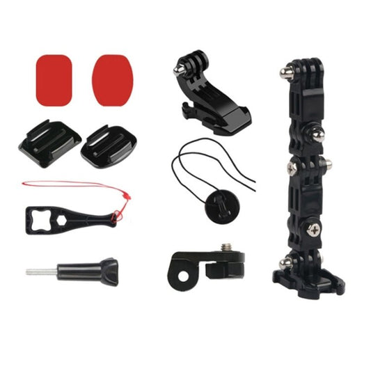 Kit de fixation multi-articulations adhésif pour casque de vélo (2 pièces) compatible avec DJI Osmo Action, GoPro HERO9 Black / HERO8 Black /7 /6 /5 /5 Session /4 Session /4 /3+ /3 /2 /1, Xiaoyi et autres caméras d'action, kit casque de vélo style 3, kit casque de vélo style 4… - Accessoires ORIWHIZDJI et Insta360&nbsp;: Support de casque, fixation et support universels