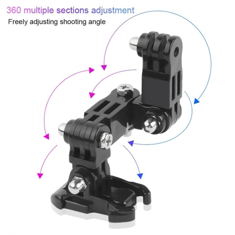 2 Set Cycling Helmet Adhesive Multi - Joint Arm Fixed Mount Set for DJI Osmo Action, GoPro HERO9 Black / HERO8 Black /7 /6 /5 /5 Session /4 Session /4 /3+ /3 /2 /1, Xiaoyi and Other Action Cameras, Style 3 Cycling Helmet Kit, Style 4 Cycling Helmet Kit  ... - ORIWHIZDJI & Insta360 AccessoriesHelmet MountUniversal Mount & Holder