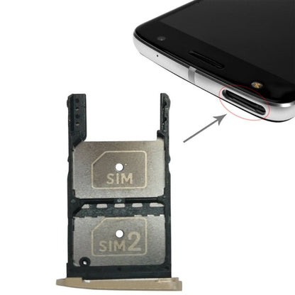 2 SIM Card Tray + Micro SD Card Tray for Motorola Moto Z Play, For Moto Z Play - ORIWHIZ