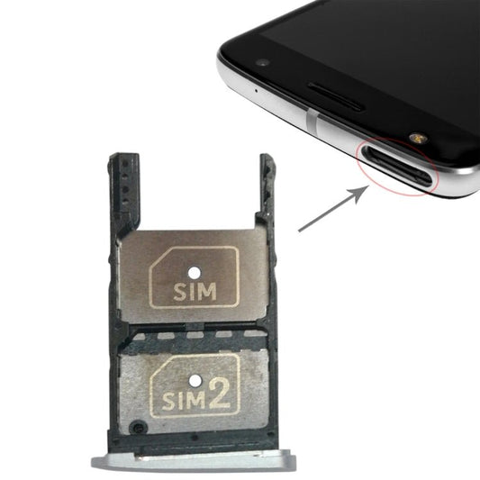2 SIM Card Tray + Micro SD Card Tray for Motorola Moto Z Play, For Moto Z Play - ORIWHIZ