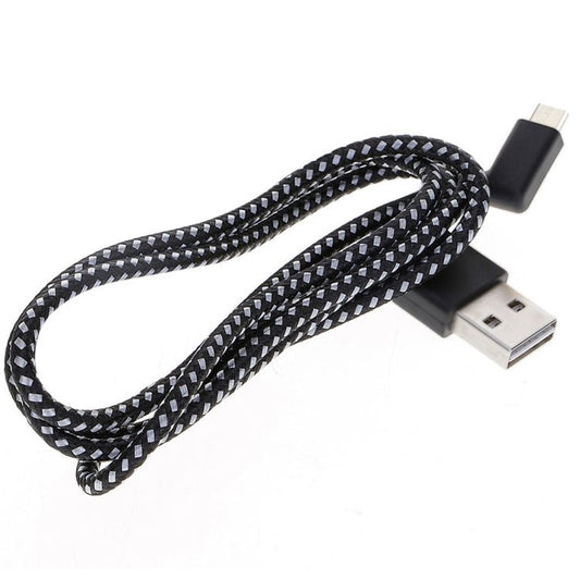 20cm 2A USB to USB - C / Type - C Nylon Weave Style Double Elbow Data Sync Charging Cable, 20cm Type - C - ORIWHIZ