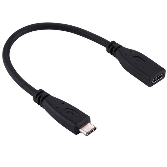 20cm USB - C / Type - C 3.1 Male to USB - C / Type - C Female Connector Adapter Cable, 20cm - ORIWHIZ