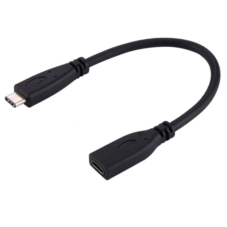 20cm USB - C / Type - C 3.1 Male to USB - C / Type - C Female Connector Adapter Cable, 20cm - ORIWHIZ