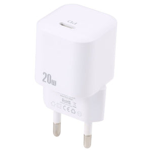 20W PD USB - C/Type - C Interface Fast Charging Charger, Specification: EU Plug, EU Plug - ORIWHIZ