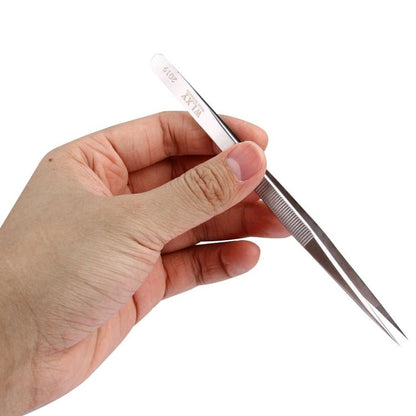 2109A Stainless Steel Anti - Slip Tweezers, 2109A - ORIWHIZ