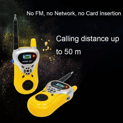2289 1 Pair Children Mini Walkie Talkie Toys Wireless Talking Outdoor Interactive Toys, Yellow, Green - ORIWHIZConsumer ElectronicsWalkie TalkieWalkie Talkie Children