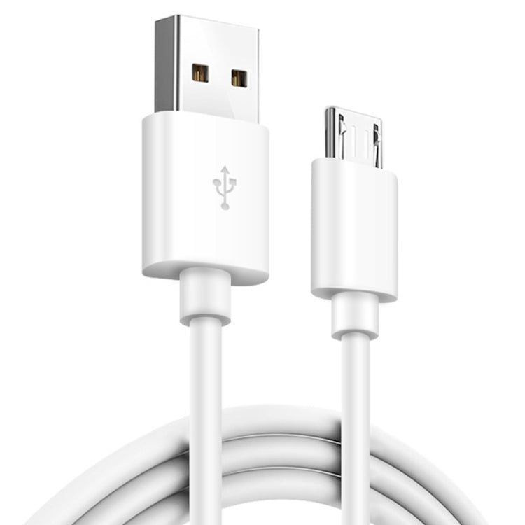 2.4A USB Male to Micro USB Male Interface Charge Cable, Length: 1m(White), 1m - ORIWHIZ