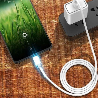 2.4A USB Male to Micro USB Male Interface Charge Cable, Length: 2m (White), 2m - ORIWHIZ