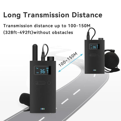 2.4G Wireless Office Conference Tour Guide Explainer One - Way One - To - Many Explainer Microphone, YWI22 Transmitter, YWI22 Receiver - ORIWHIZConsumer ElectronicsHandheld Walkie TalkieWalkie Talkie