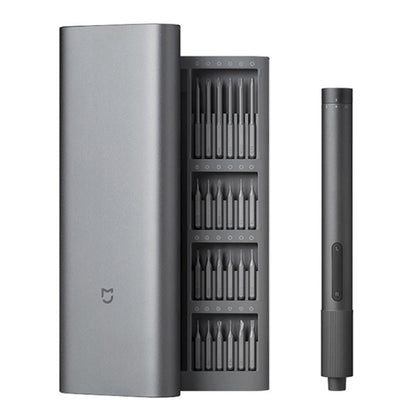 25 in 1 Original Xiaomi Mijia Electric Precision Screwdriver Kit Rechargeable Magnetic Aluminum Case, Mijia 25 in 1 - ORIWHIZ