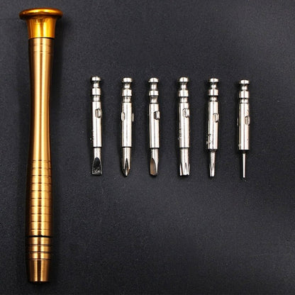 25 In 1 Screwdriver Batch Set Mobile Phone Notebook Repair Tool, 25 In 1 (Brown) - ORIWHIZ