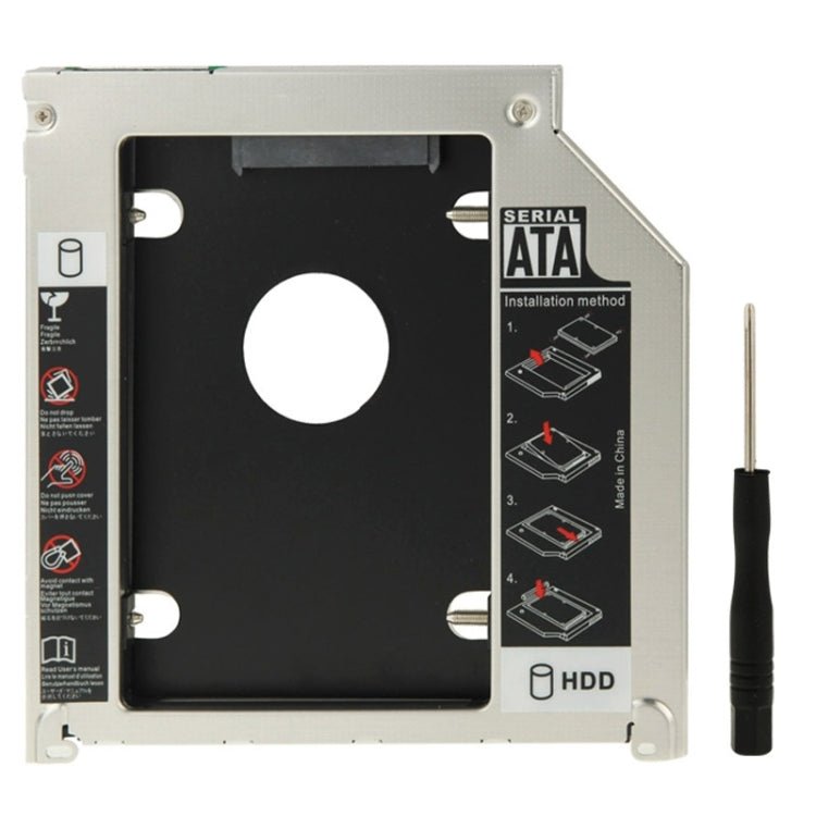 2.5 inch Second HDD Hard Drive Caddy SATA to SATA for Apple MacBook Pro, Thickness: 9.5mm, SATA to SATA - ORIWHIZ