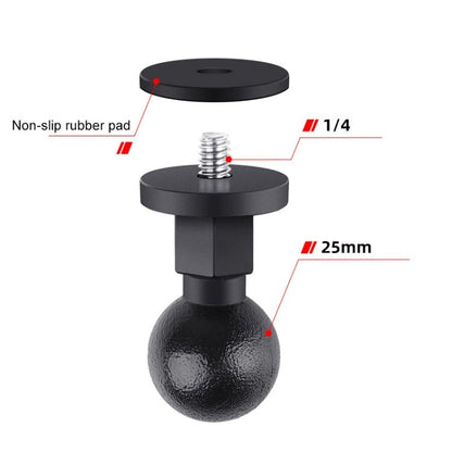 25mm 1/4 inch Screw ABS Ball Head Adapter Mount - ORIWHIZDJI & Insta360 AccessoriesOther MountUniversal Mount & Holder