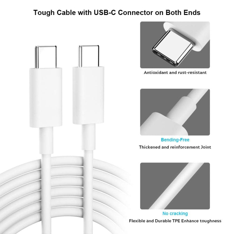 2m USB - C / Type - C 3.1 Male Connector to Male Extension Data Cable - ORIWHIZ