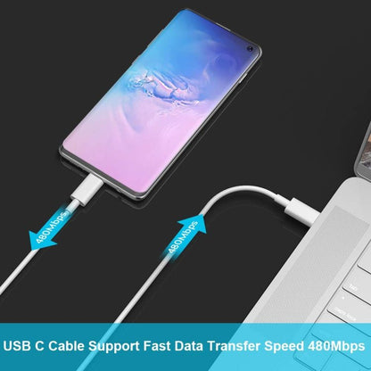 2m USB - C / Type - C 3.1 Male Connector to Male Extension Data Cable - ORIWHIZ