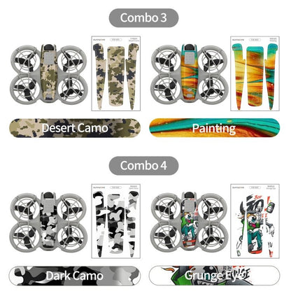 2pcs Combo Drone Body Protective Stickers, For DJI Neo - ORIWHIZDJI & Insta360 AccessoriesDJI Neo AccessoriesStickers