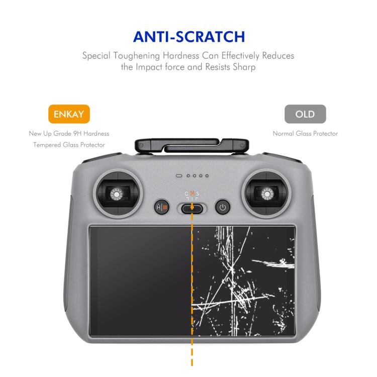2pcs ENKAY Hat - Prince 0.2mm 9H Tempered Glass Screen Protector Film, For DJI RC / RC 2 - ORIWHIZDJI & Insta360 AccessoriesENKAYOther