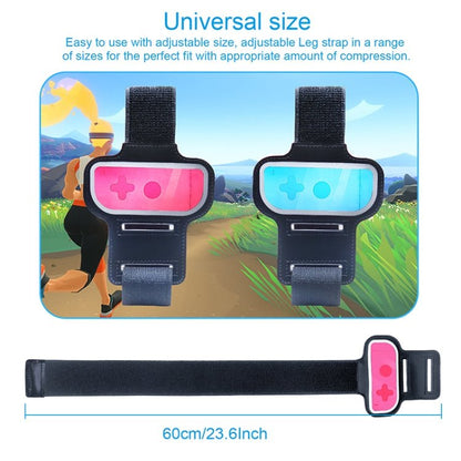 2PCS JYS JYS - NS242 For Nintendo Switch Joy - con Small Handlebar Leg Sports Straps, JYS - NS242(Black), JYS - NS242(Red Blue) - ORIWHIZJYSNintendo AccessoriesNintendo Accessories Others