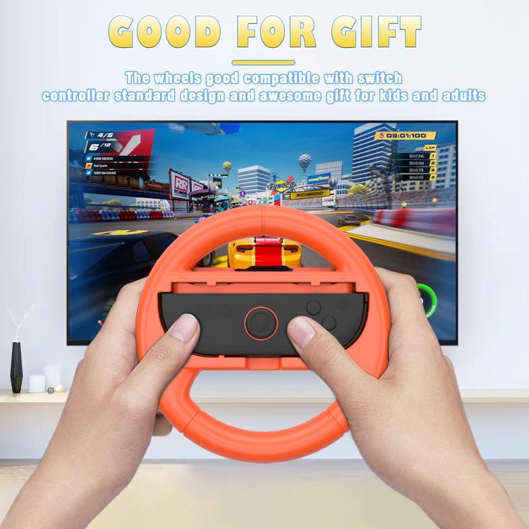 2pcs /Pack Steering Wheel Grip for Nintendo Switch 2/Switch Joy - Con Controllers - ORIWHIZGame AccessoriesGamepadsNintendo Accessories