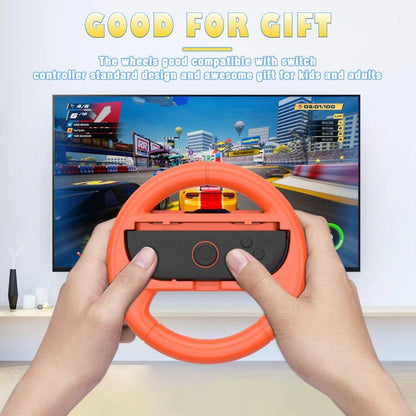 2pcs /Pack Steering Wheel Grip for Nintendo Switch 2/Switch Joy - Con Controllers - ORIWHIZGame AccessoriesGamepadsNintendo Accessories