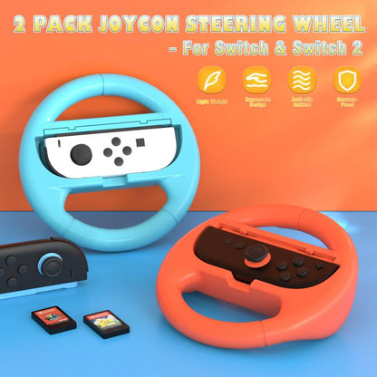 2pcs /Pack Steering Wheel Grip for Nintendo Switch 2/Switch Joy - Con Controllers - ORIWHIZGame AccessoriesGamepadsNintendo Accessories