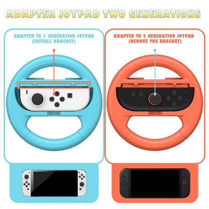 2pcs /Pack Steering Wheel Grip for Nintendo Switch 2/Switch Joy - Con Controllers - ORIWHIZGame AccessoriesGamepadsNintendo Accessories