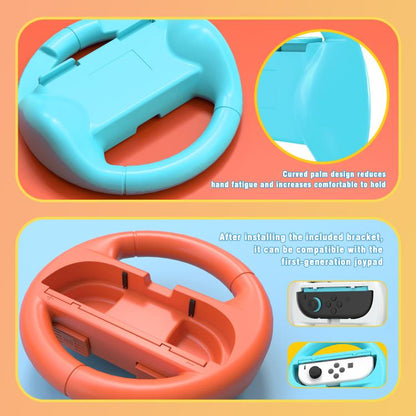 2pcs /Pack Steering Wheel Grip for Nintendo Switch 2/Switch Joy - Con Controllers - ORIWHIZGame AccessoriesGamepadsNintendo Accessories