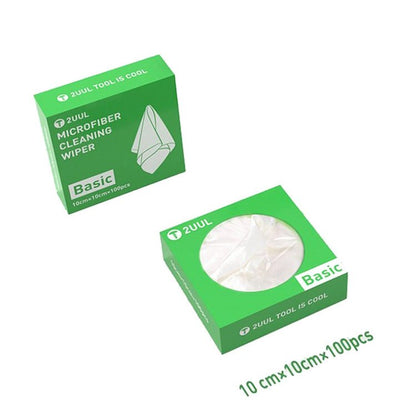 2UUL 10x10cm Microfiber Cleaning Wiper Antistatic Dust - Free Cloth, 2UUL 10x10cm - ORIWHIZ