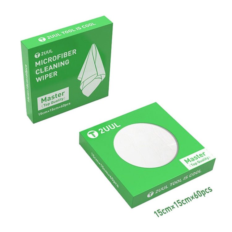 2UUL 15x15cm Microfiber Cleaning Wiper Antistatic Dust - Free Cloth, 2UUL 15x15cm - ORIWHIZ