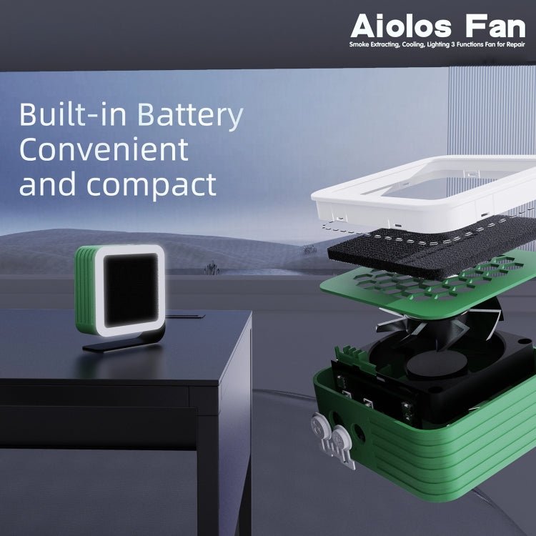 2UUL Aiolos Cooling + Lighting + Smoke Extraction Integrated Machine, Aiolos - ORIWHIZ