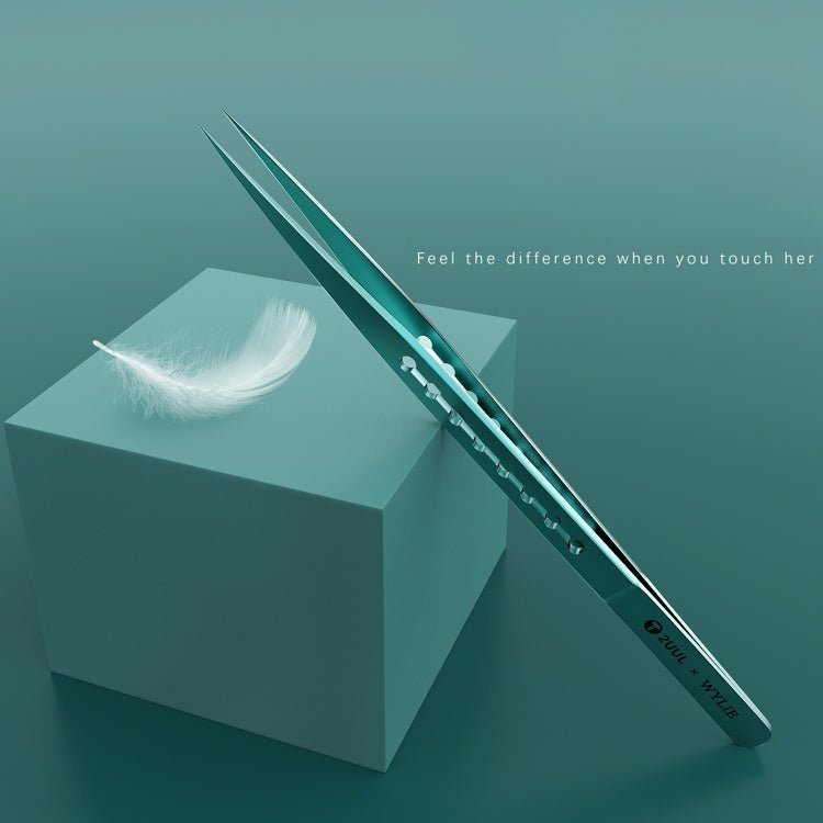 2UUL & WYLIE Ti11 Titanium Alloy Straight Tip Tweezers, Ti11 - ORIWHIZ