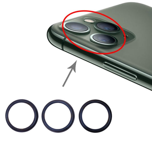 3 PCS Rear Camera Glass Lens Metal Protector Hoop Ring for iPhone 11 Pro & 11 Pro Max, For iPhone 11 Pro & 11 Pro Max - ORIWHIZ