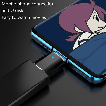 3 PCS USB 3.0 Female to USB - C / Type - C Male OTG Adapte with Indicator Light, 3 PCS with Indicator - ORIWHIZ